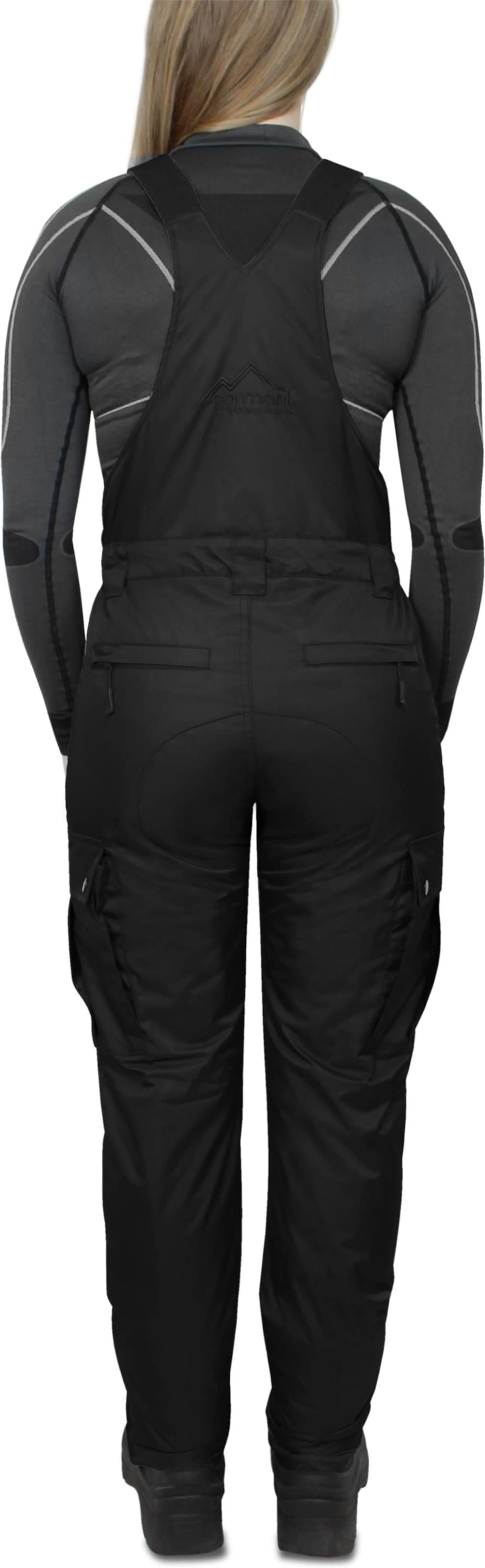 Regular Pantalon outdoor normani en noir