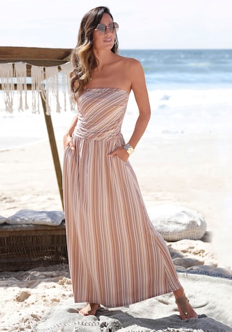 LASCANA - Vestido en beige