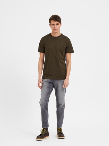 SELECTED HOMME - Camiseta 'Norman' en marrón