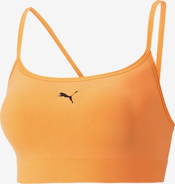 Bustier Soutien-gorge de sport PUMA en orange : devant