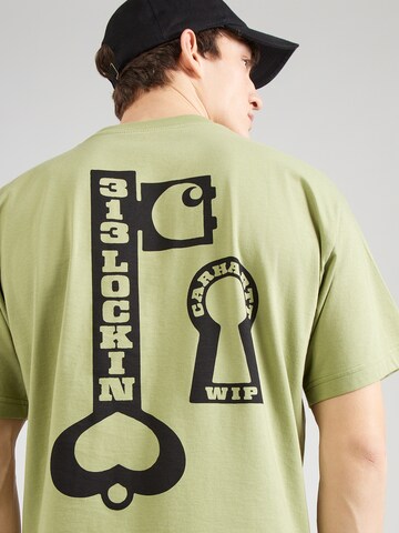 T-Shirt 'Locked' Carhartt WIP en vert