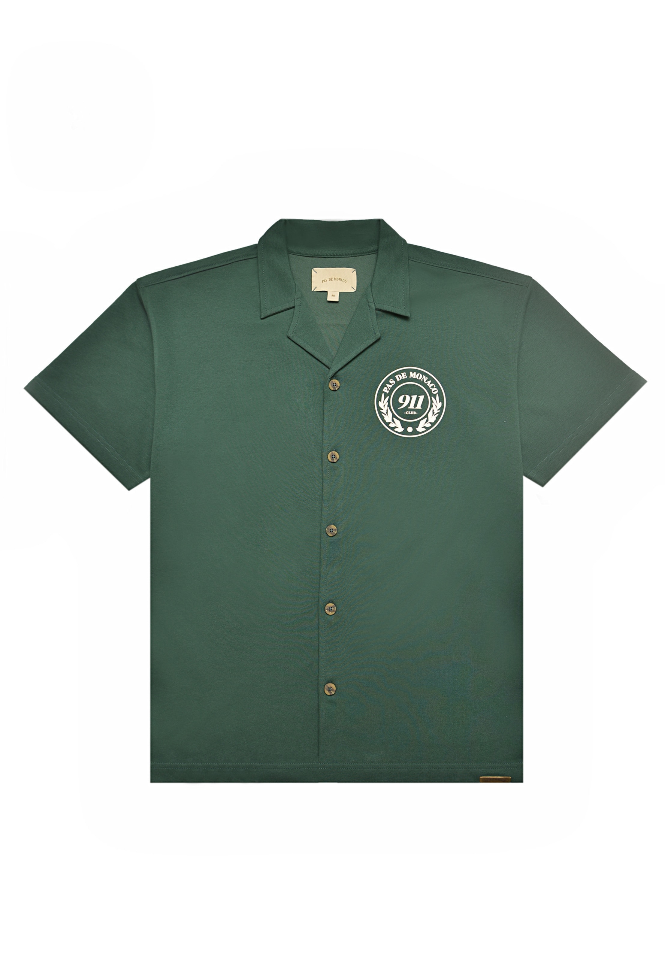 Pas De Monaco Košile 'Carerra' – zelená: přední strana