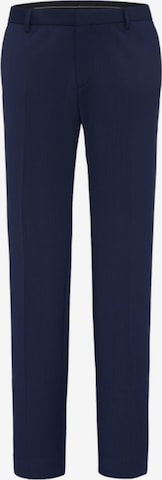 BENVENUTO Regular Pleated Pants in Blue: front