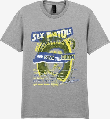 Sex Pistols Koszulka 'Sex Pistols God Save The Queen T-Shirt' w kolorze szary: przód