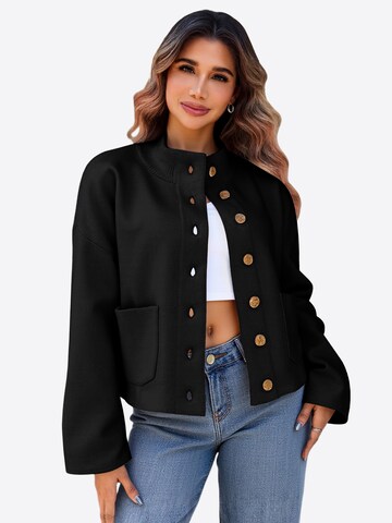 Geacă tricotată de la Imily Bela pe negru: față