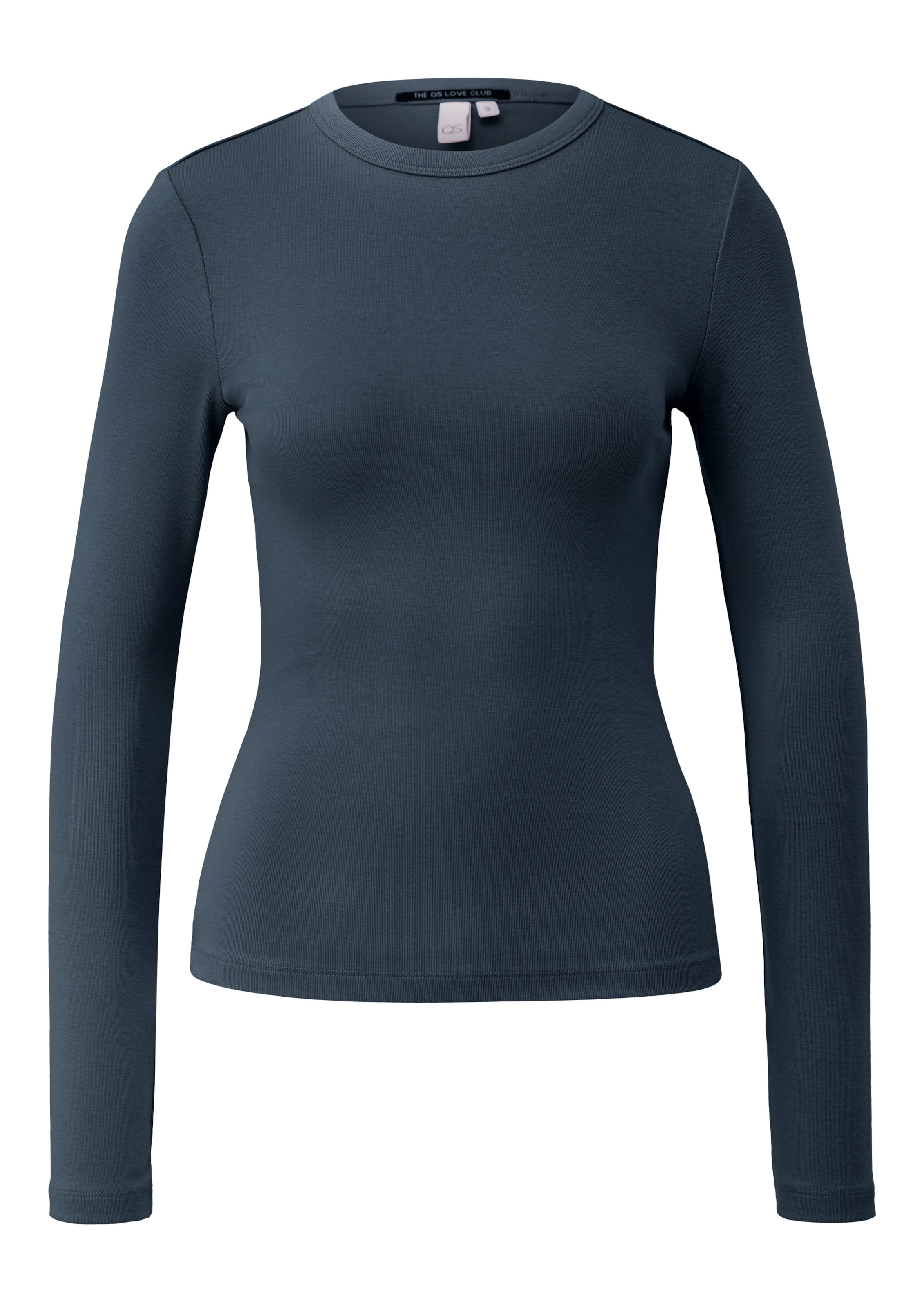 QS Shirt in Groen: voorkant