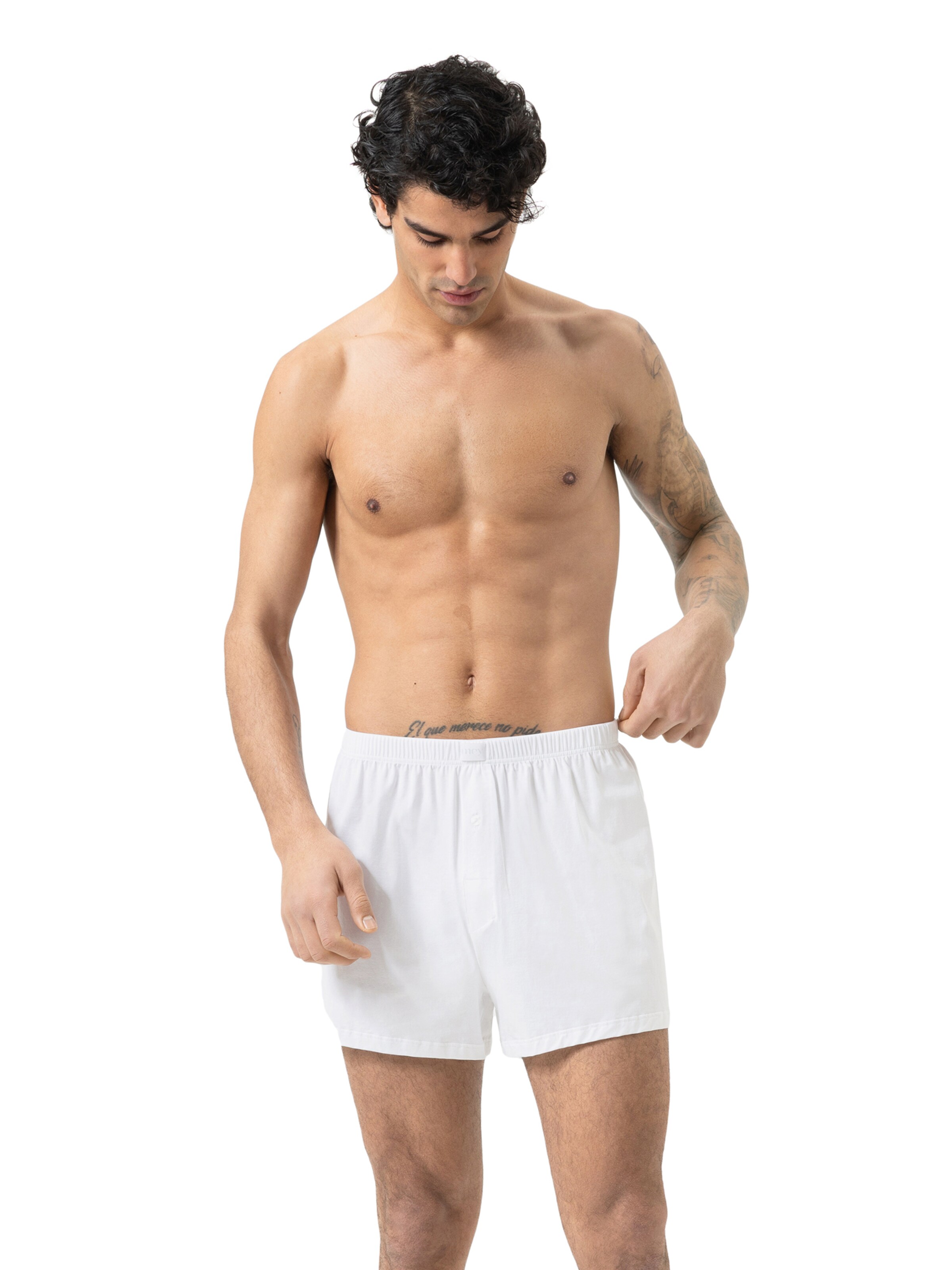 Boxers Mey en blanc : devant