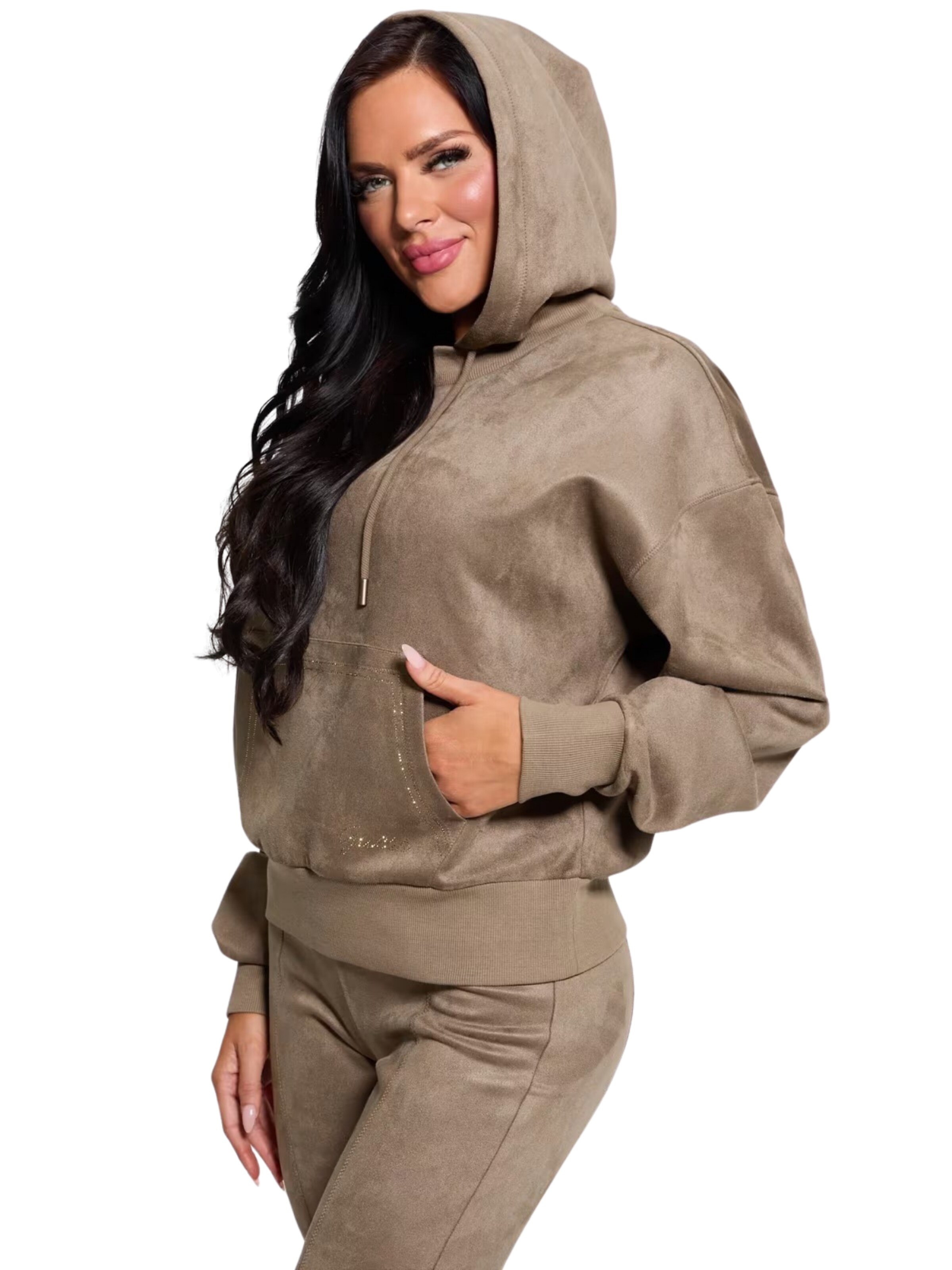 GUESS Sweatshirt in Brown