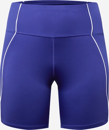 Skinny Pantalon de sport Reebok en violet : devant