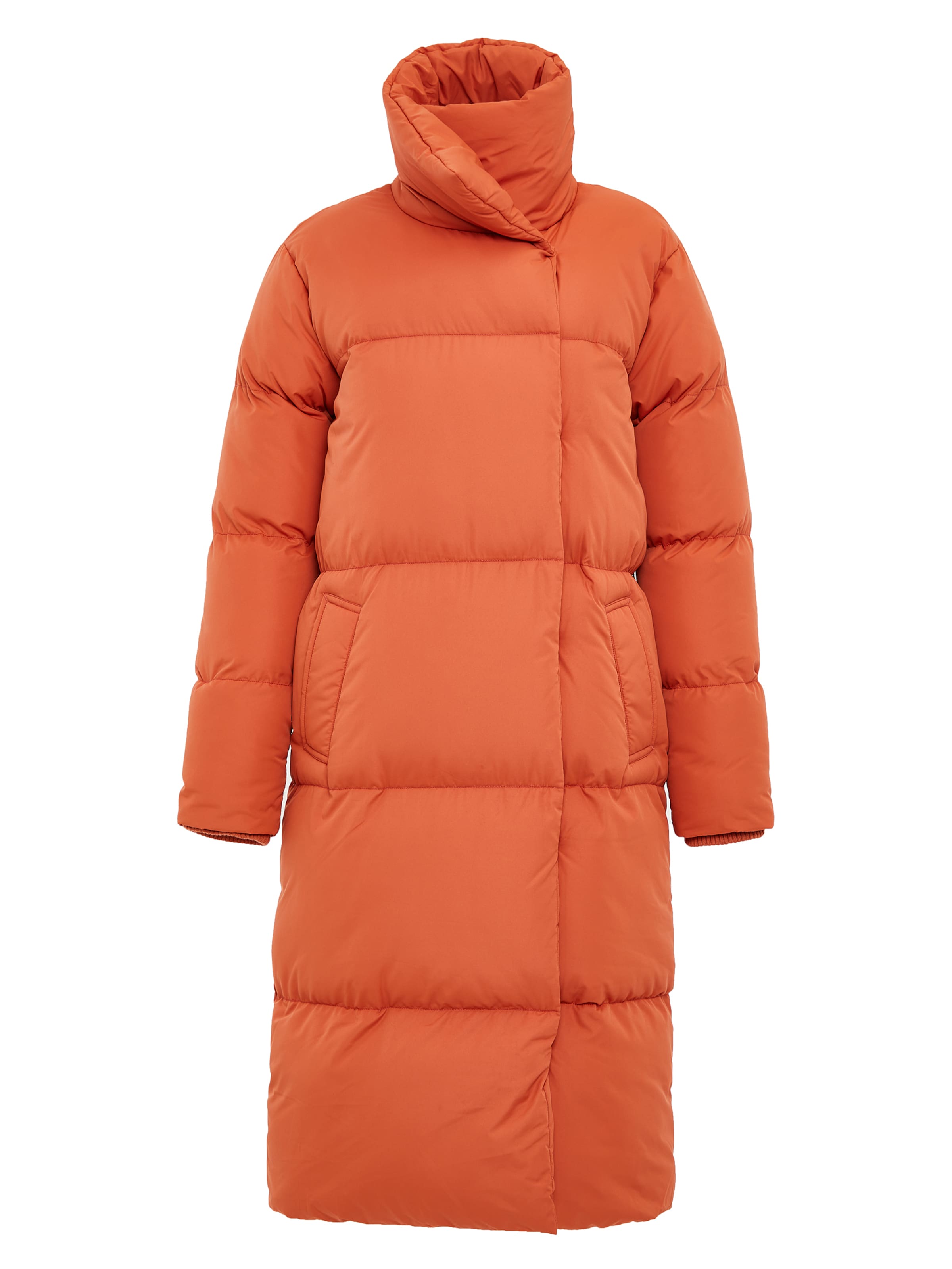 Threadbare Mantel 'Coral' in Orange: Vorderseite