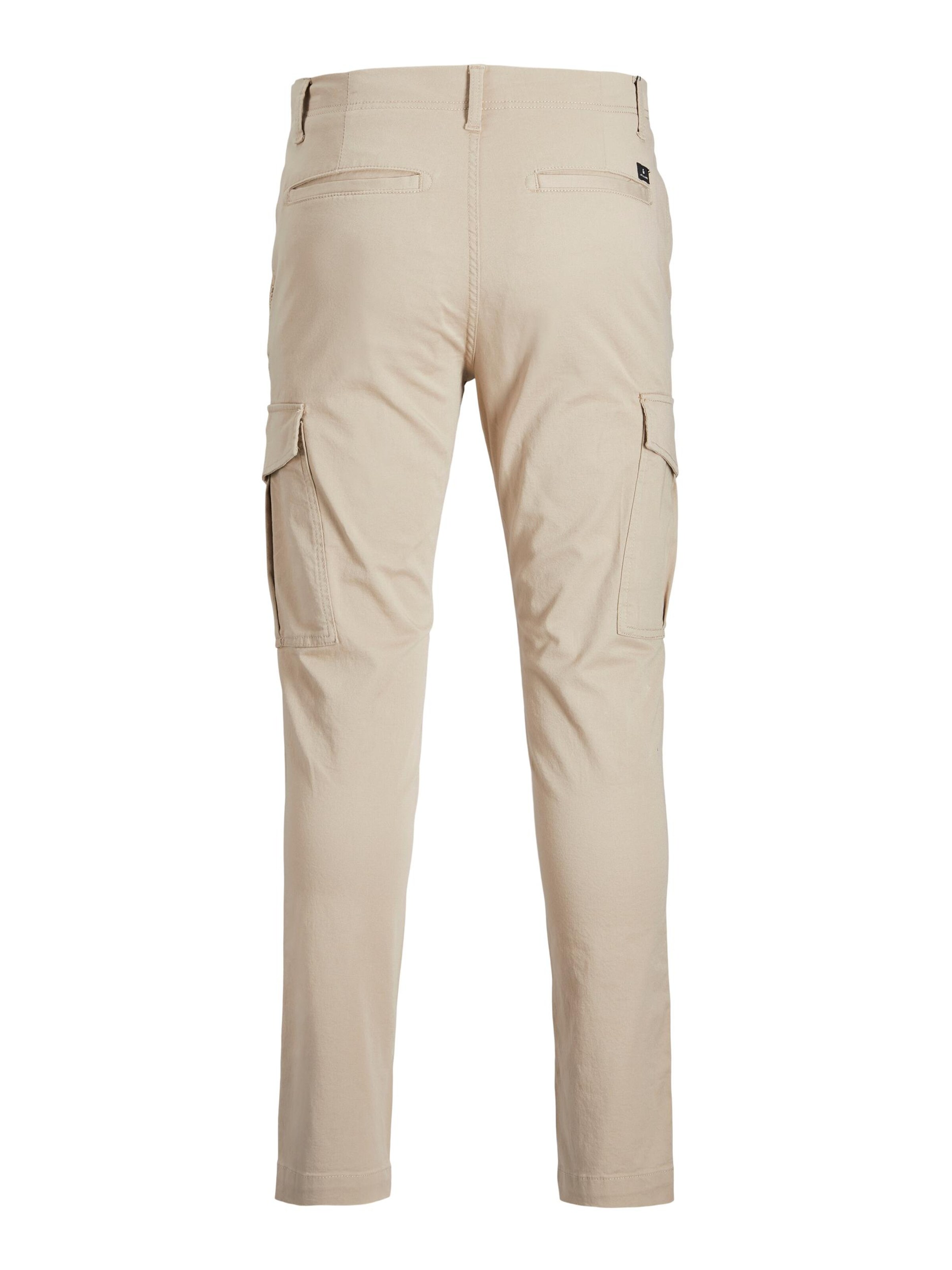 Jack & Jones Plus Slim fit Cargo Pants ' Marco Joe' in Beige