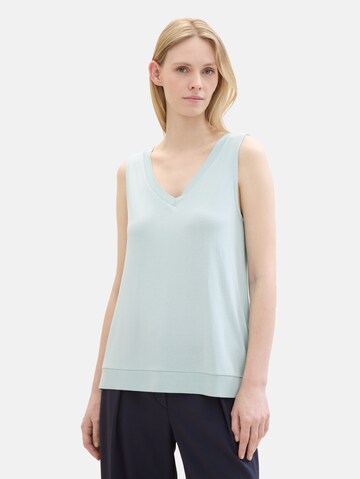 TOM TAILOR Gebreide top in Blauw