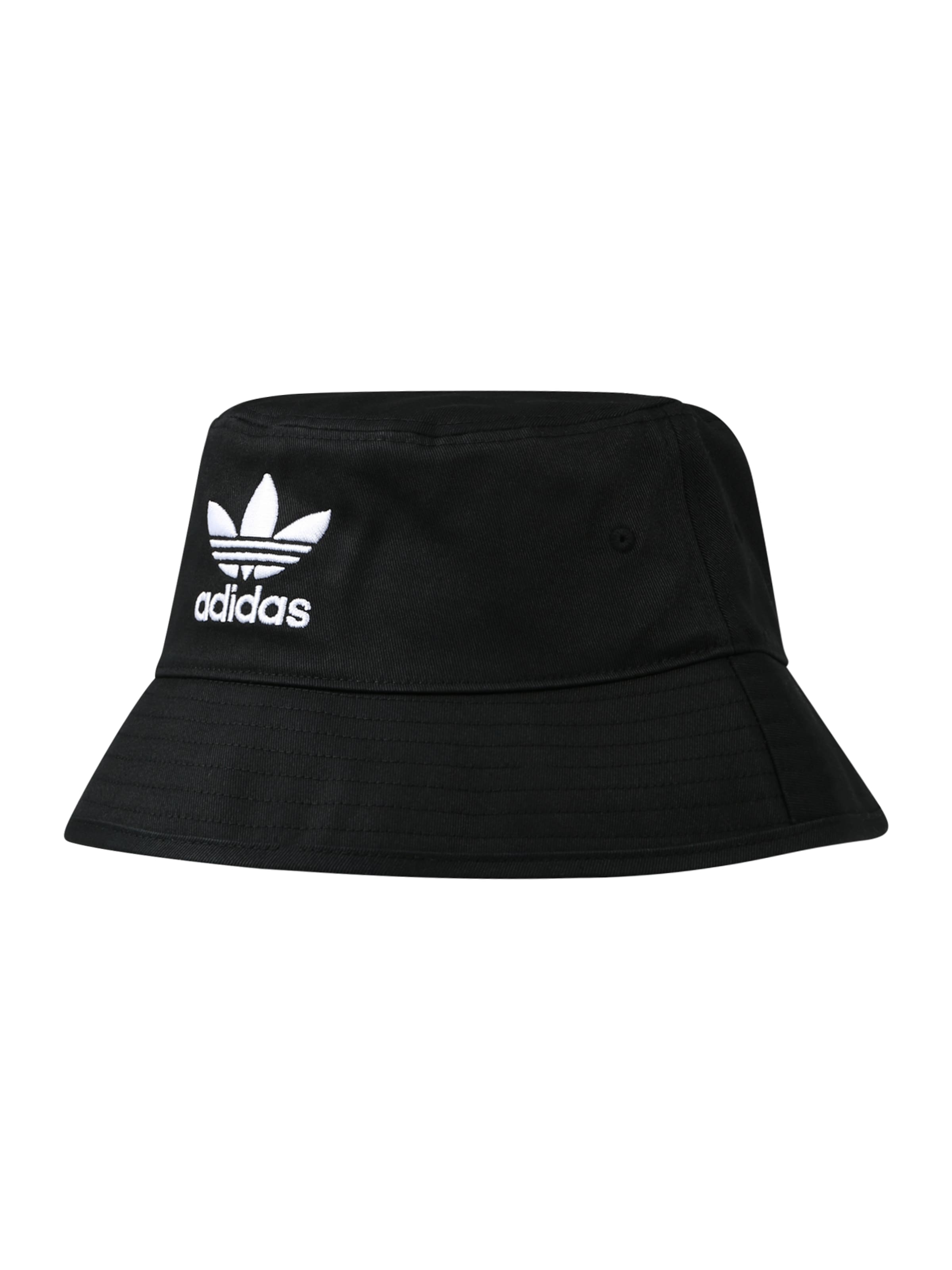 Chapeaux 'Trefoil' ADIDAS ORIGINALS en noir : devant