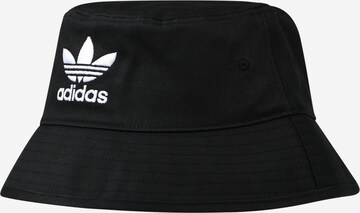 ADIDAS ORIGINALS Καπέλο 'Trefoil ' σε μαύρο: μπροστά
