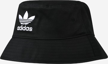 Chapeaux 'Trefoil ' ADIDAS ORIGINALS en noir : devant