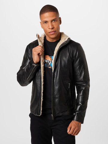 FREAKY NATION Between-Season Jacket 'Raik' in Black: front