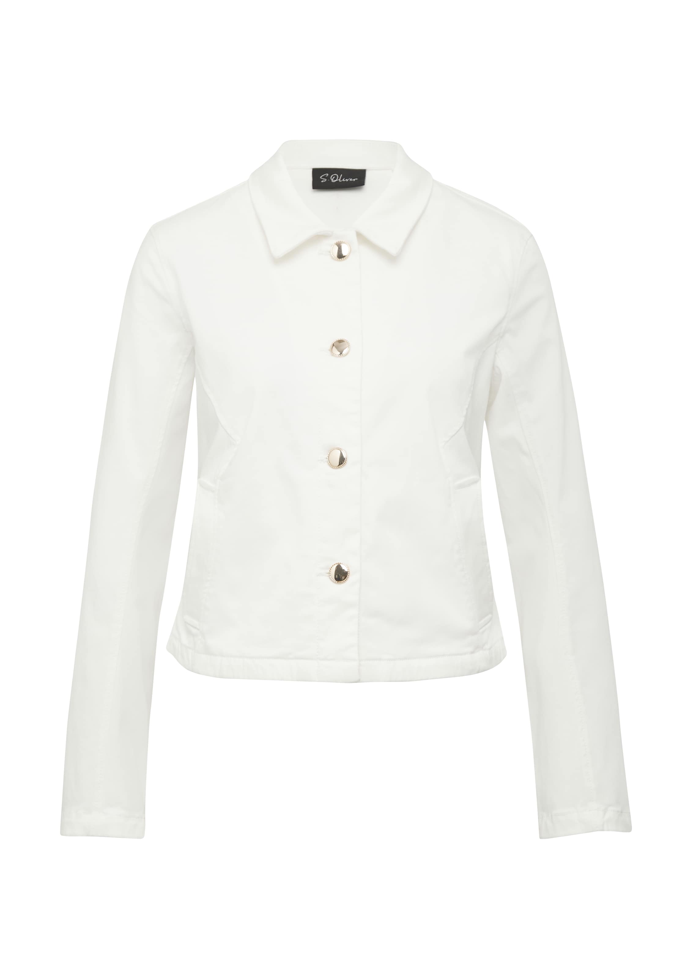 s.Oliver BLACK LABEL Tussenjas in Beige: voorkant