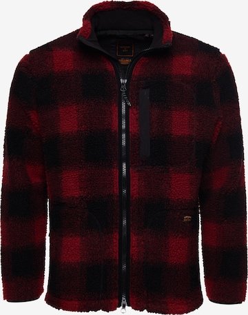 Superdry Tussenjas 'Sherpa' in Rood: voorkant