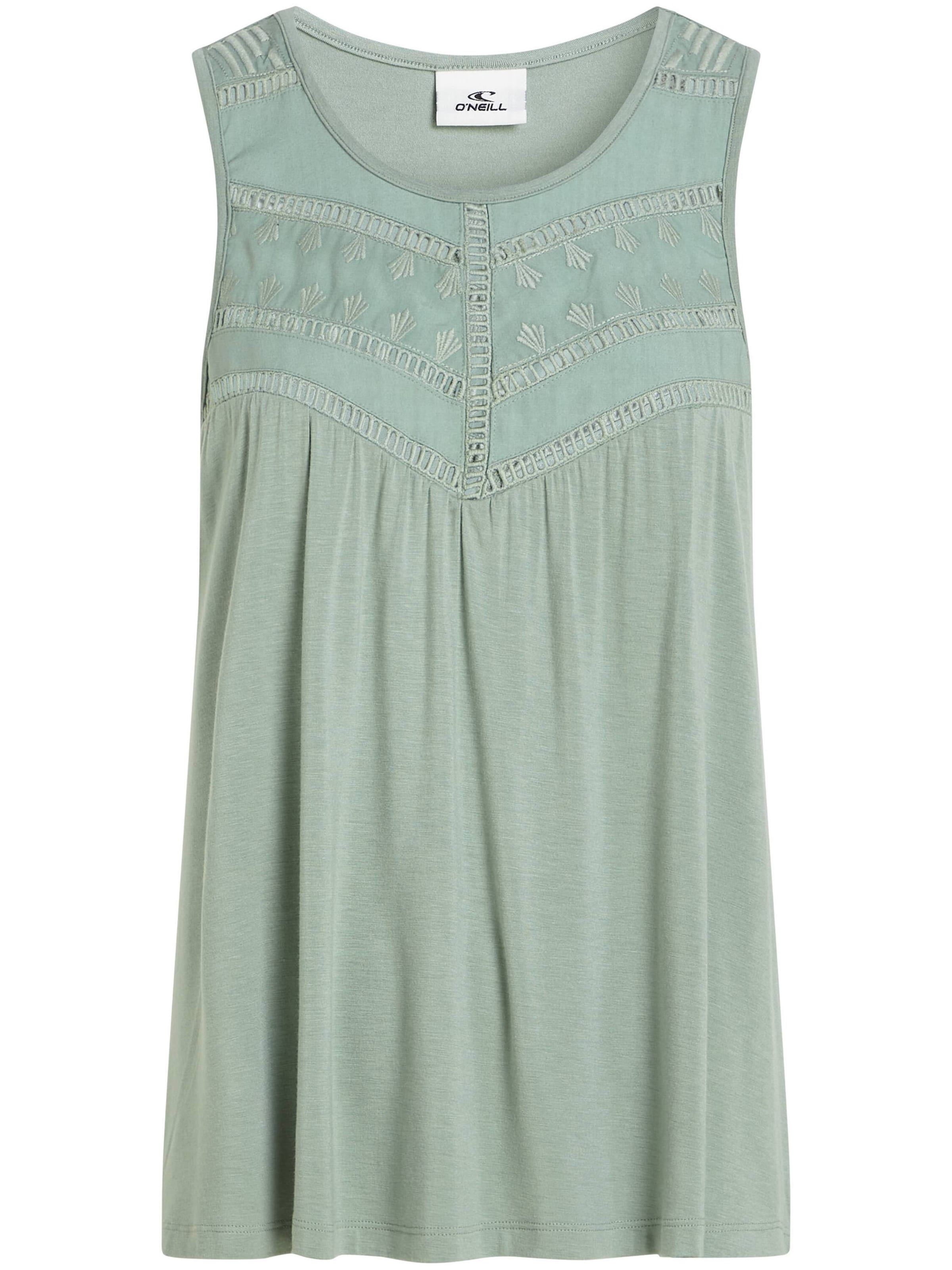 O'NEILLTop 'Essentials Tokeena' - zelena boja: prednji dio