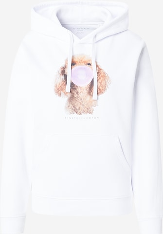 balta EINSTEIN & NEWTON Megztinis be užsegimo 'Bubble Poodle': priekis