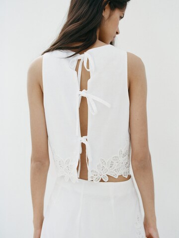 Haut 'MILA' MANGO en blanc