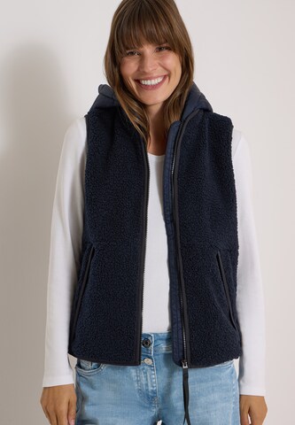 CECIL Vest in Blue: front