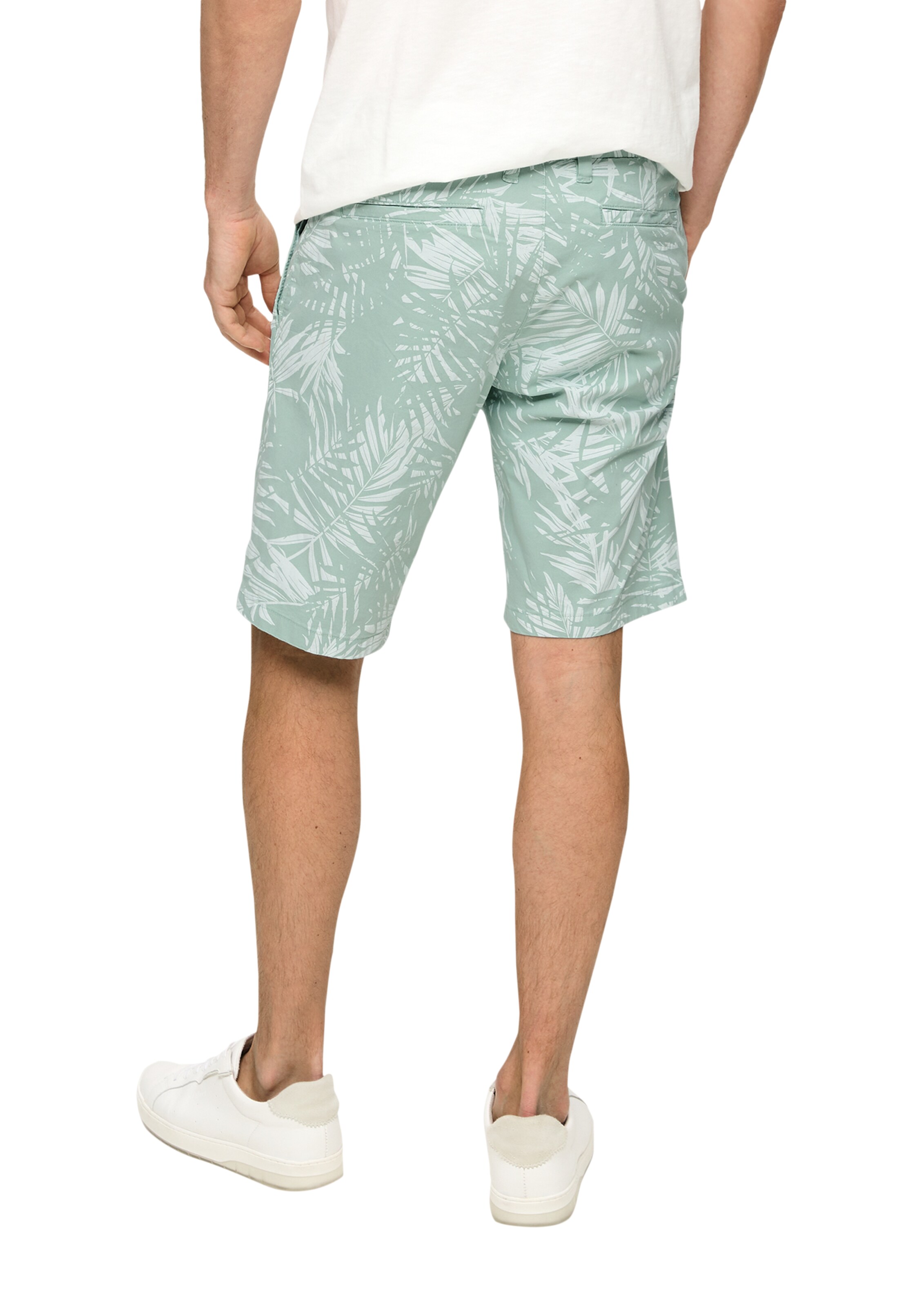 s.Oliver Slimfit Broek in Groen