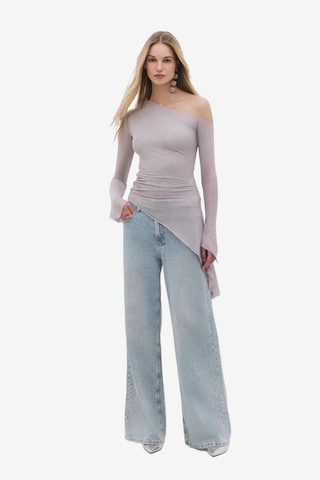 No Matter What Bluse in Lila: Vorderseite