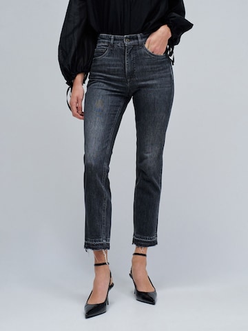 Skinny Jean Salsa Jeans en noir : devant