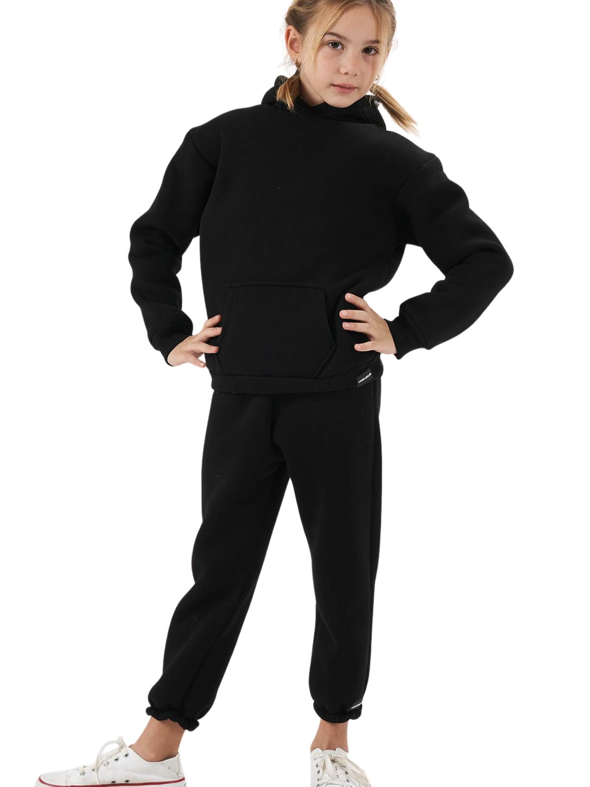 LOUIS LECLER Joggingpak 'Miray' in Zwart