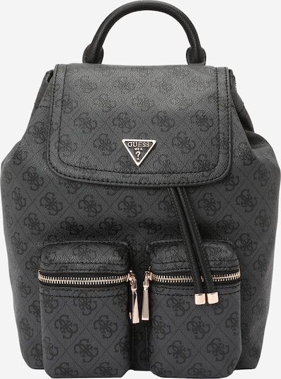 GUESS Ruksak 'MANHATTAN II FLAP BACKPACK' u antracit siva / crna, Pregled proizvoda