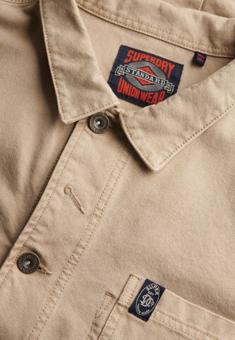 Superdry Tussenjas in Bruin