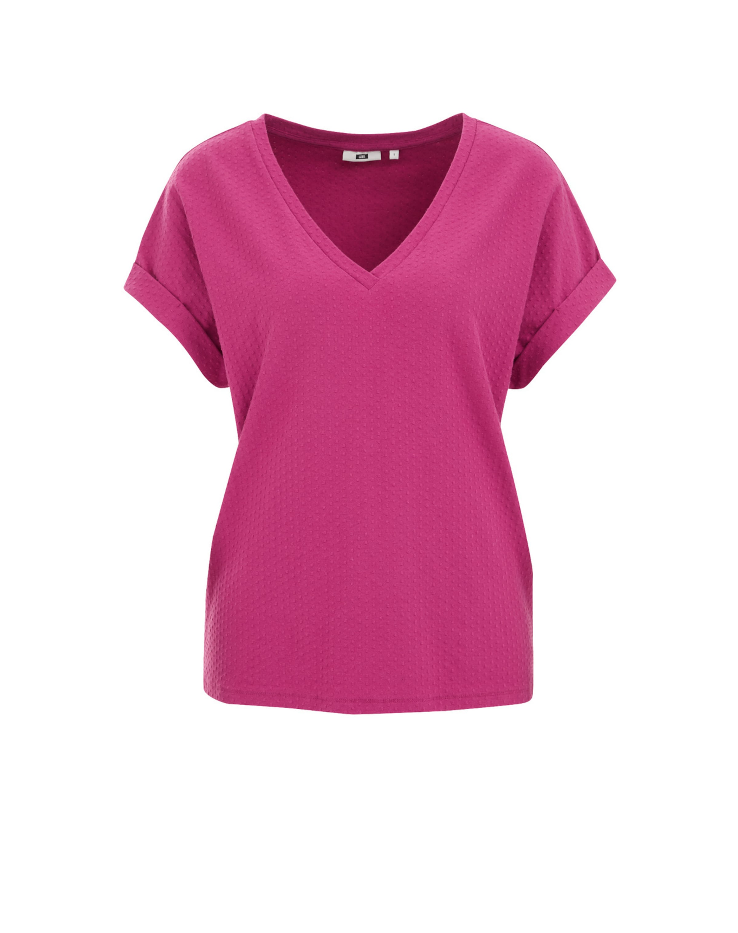 T-shirt WE Fashion en violet : devant