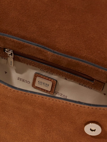 GUESS - Mala de ombro em castanho