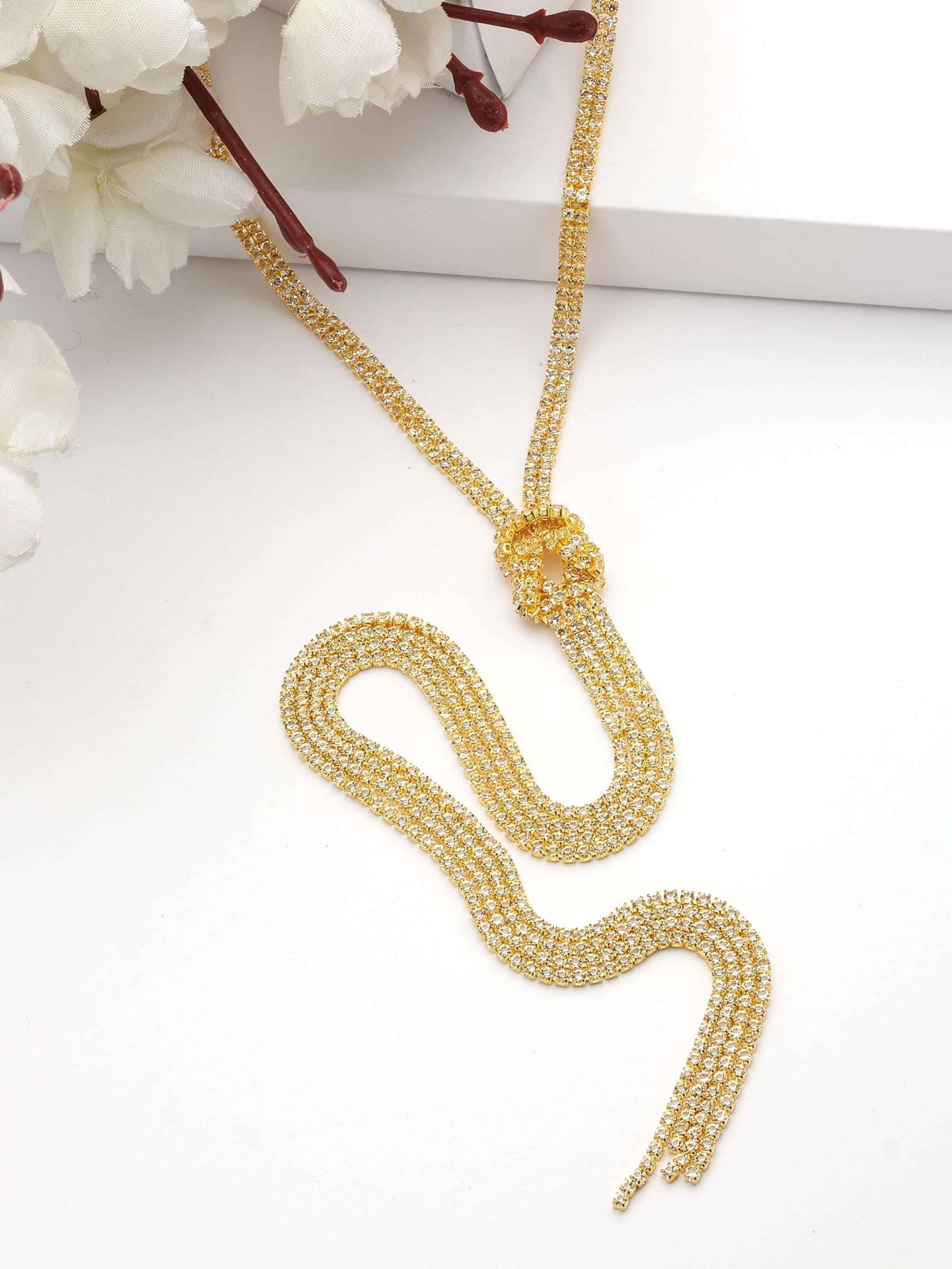 AVANT-GARDE PARIS - Colar 'Anikaa' em ouro