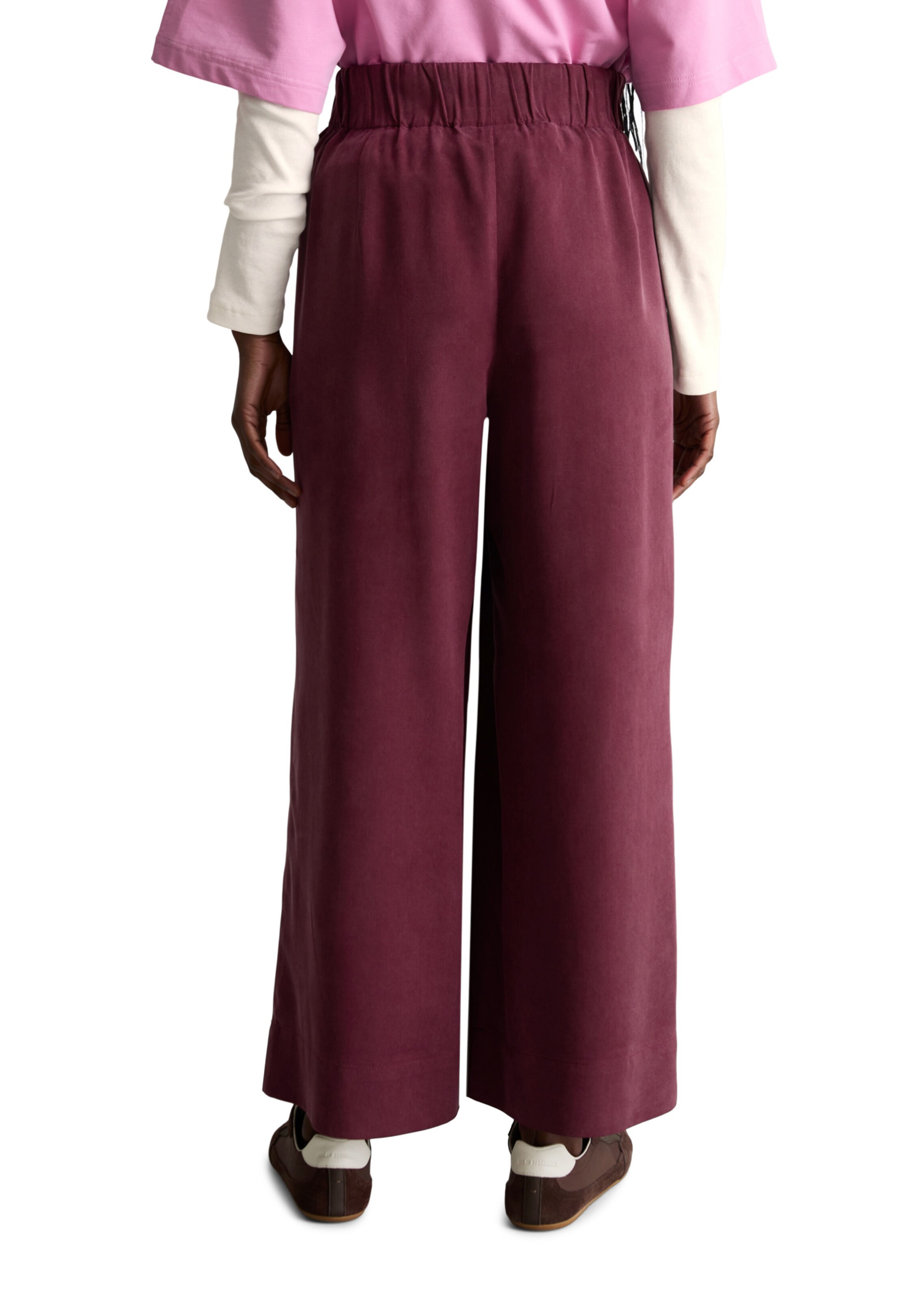 Wide Leg Pantalon Marc O'Polo DENIM en rouge