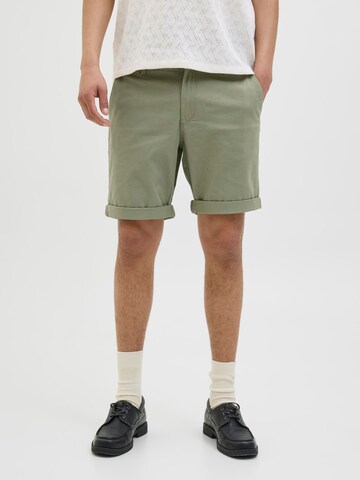 JACK & JONES Regular Chino 'JPSTDave' in Groen: voorkant