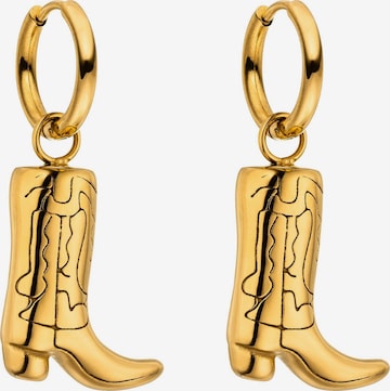 Boucles d'oreilles 'Boots' PURELEI en or : devant
