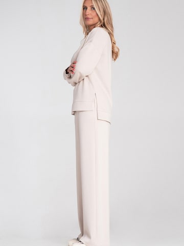Sweat-shirt 'M1203' Figl en beige