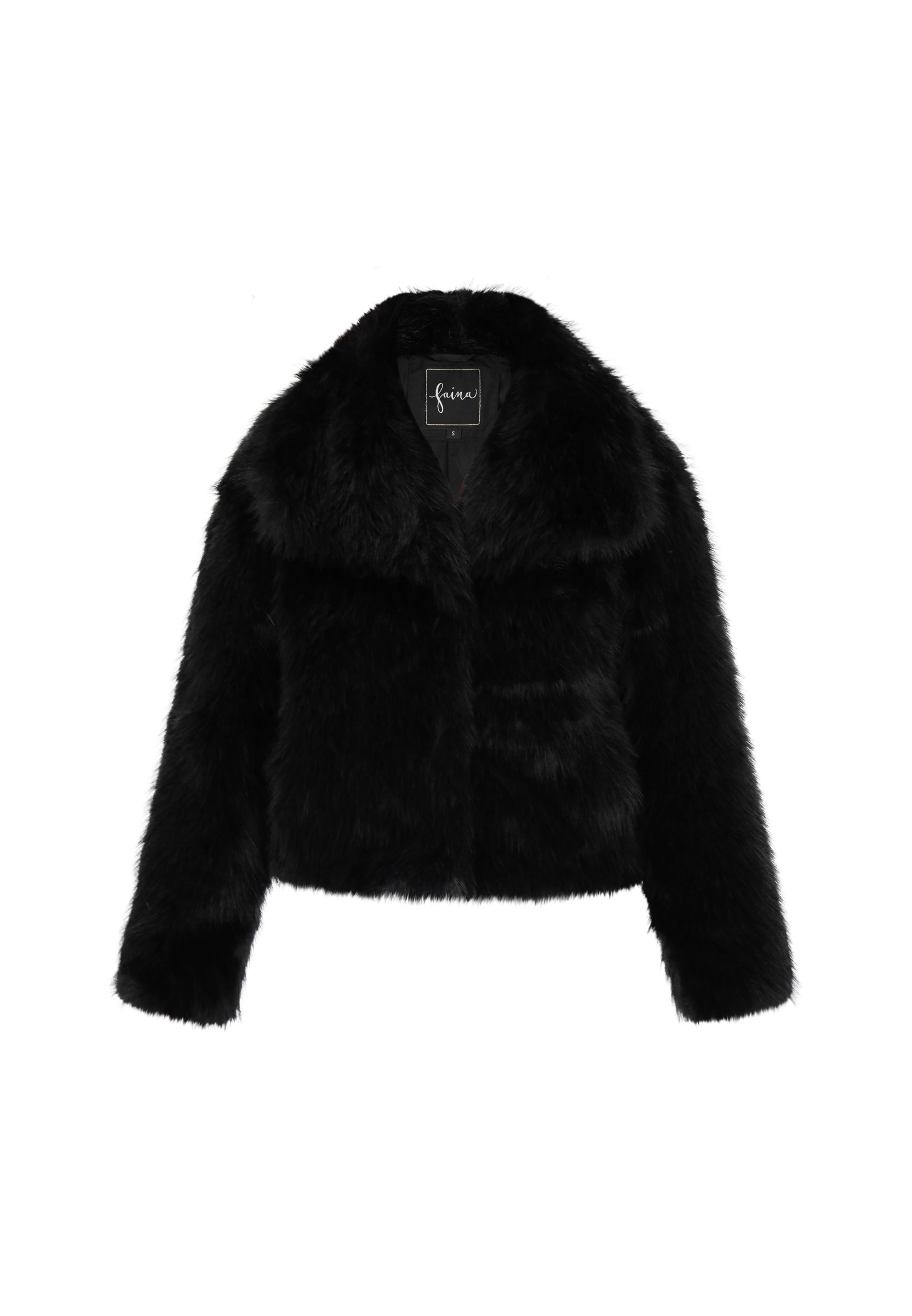 faina Зимняя куртка в Черный: спереди