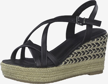 MARCO TOZZI Sandals in Black: front