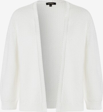 MORE & MORE Knit Cardigan in White: front