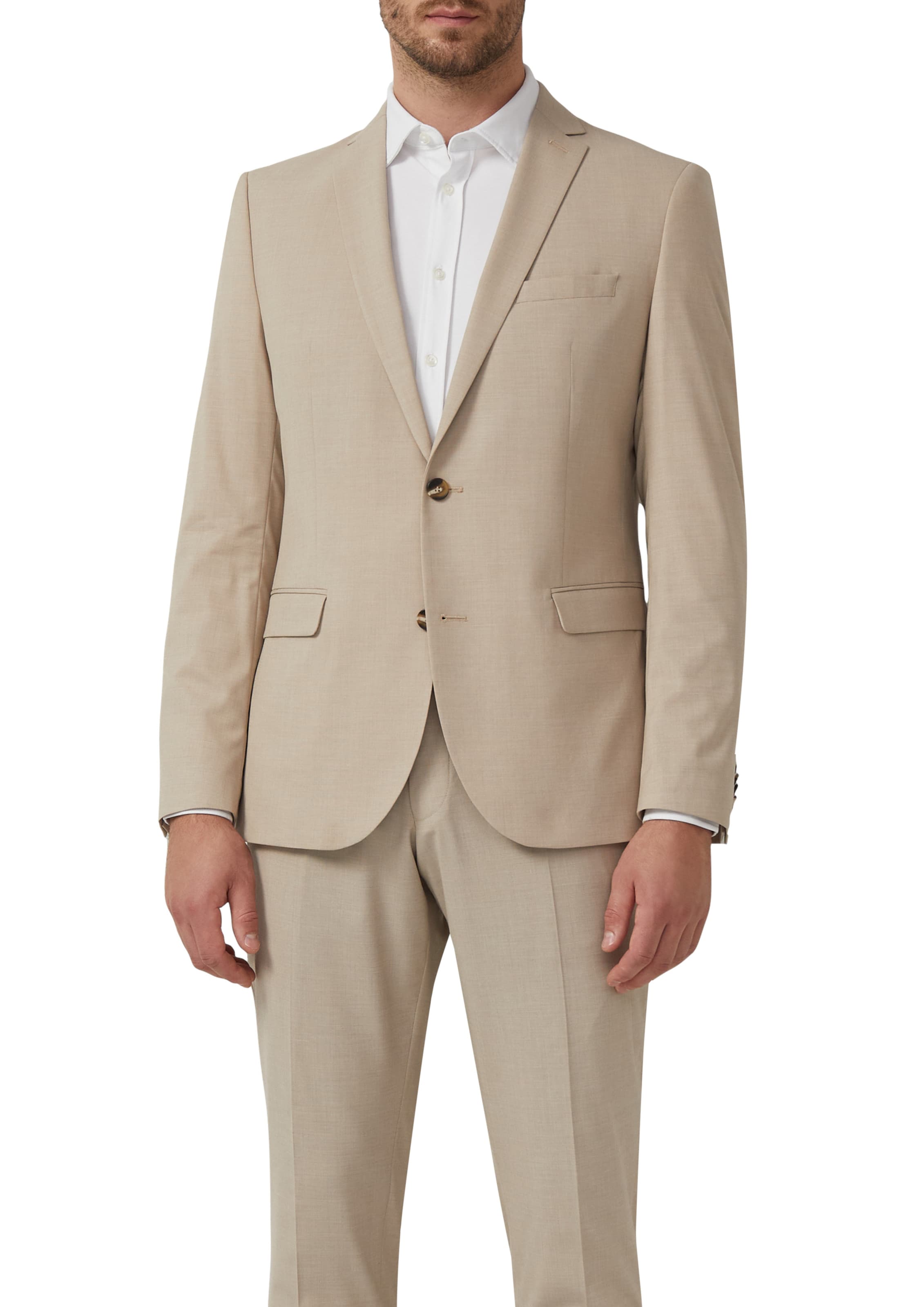 Slim fit Giacca da completo di s.Oliver in beige