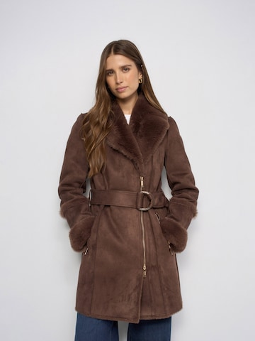 Manteau d’hiver Salsa Jeans en marron : devant