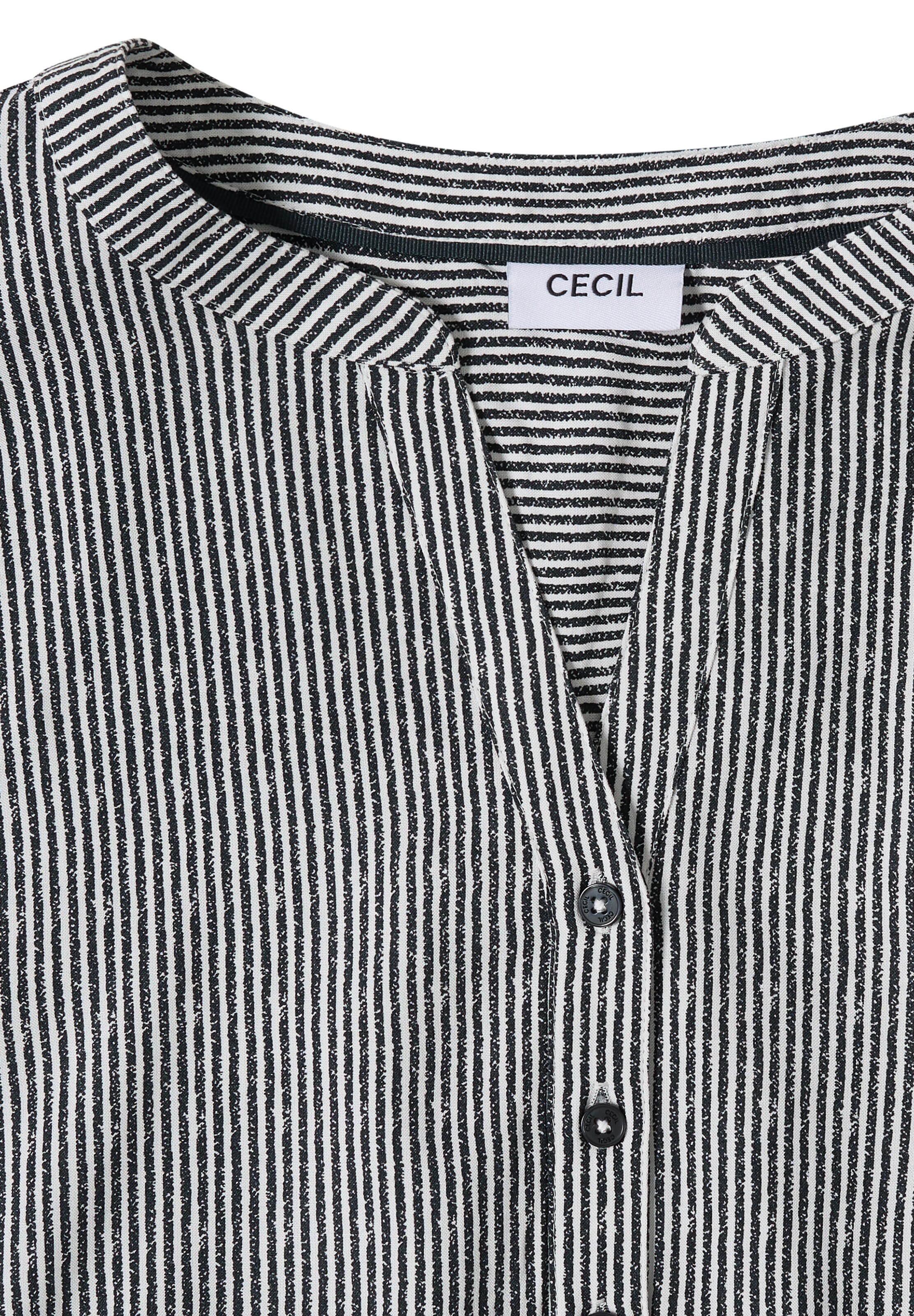 CECIL Bluse in Schwarz