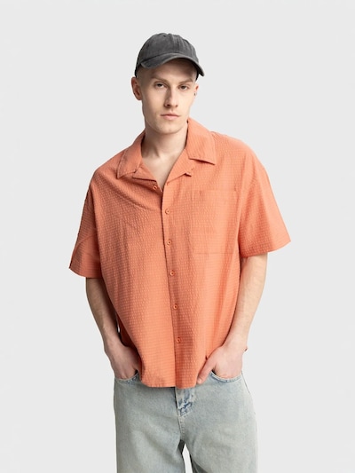 Giesto Button Up Shirt in L in Orange, Item view