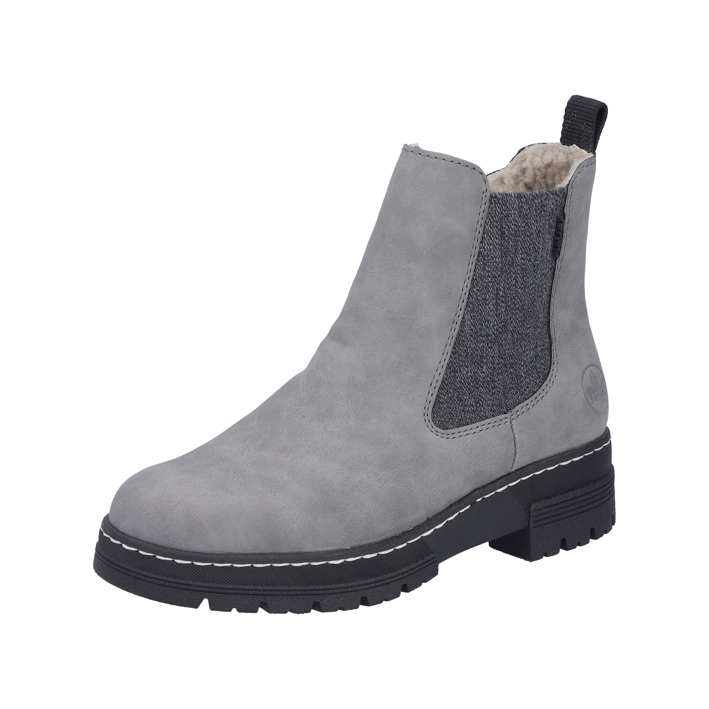 Rieker Chelsea Boots in Grau: Vorderseite
