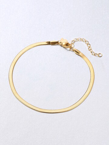 Hey Happiness - Joyería para pies 'Snake Flow' en oro