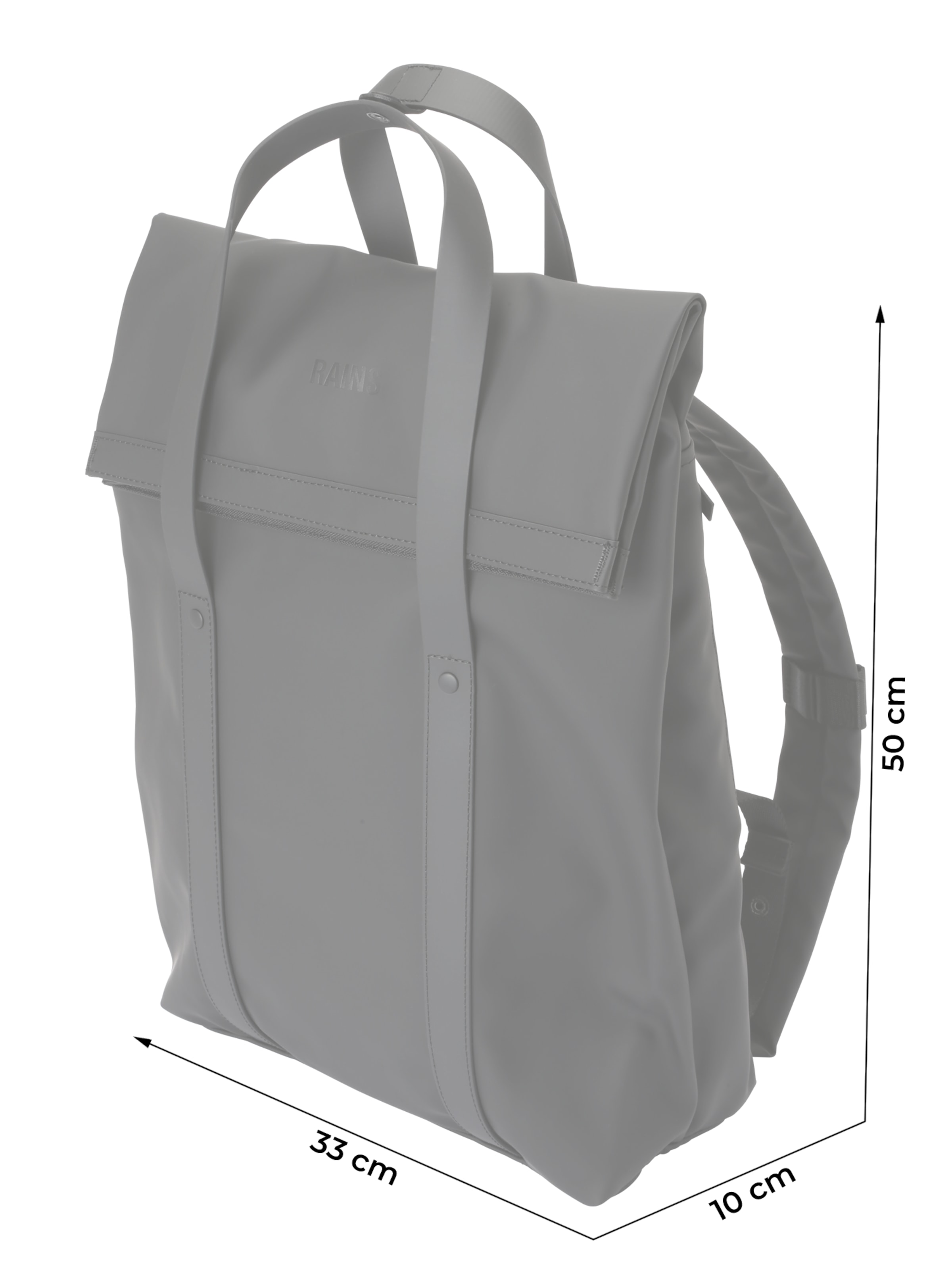 RAINS Backpack in Black