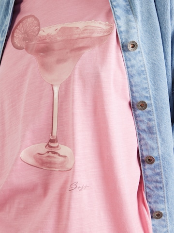 T-shirt 'Eband' BOSS en rose